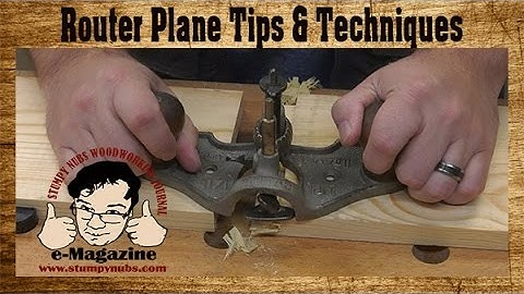 4 Reasons Why Power Tool Woodworkers Should Own A Router Plane (Tips and Techniques)