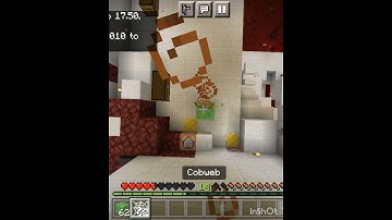 SLIME And COBWEB MLG IN NETHER MINECRAFT PE #10 #minecraft #shorts