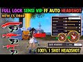 2025 VIRAL ( SENSI FF AUTO HEADSHOT ) ⚙️🔓CARA SETTING SENSITIVITAS FF AUTO HEADSHOT & SETTING