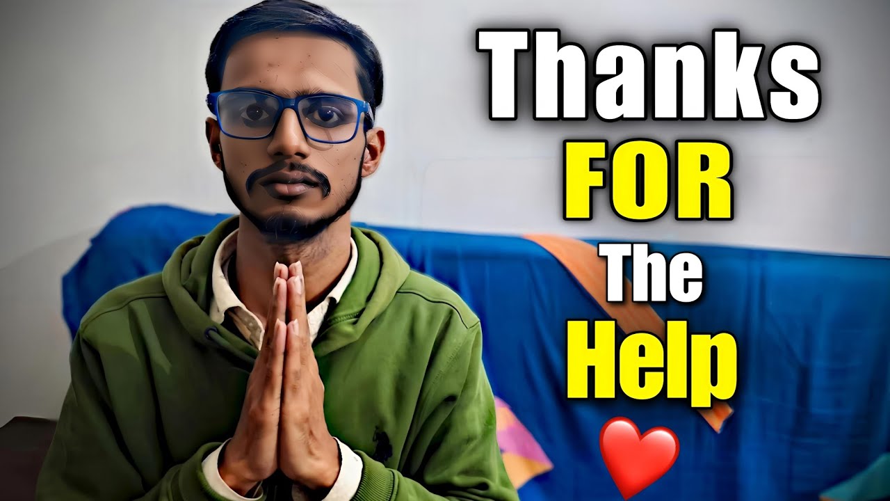 Thanks for the HELP ♥️🙏