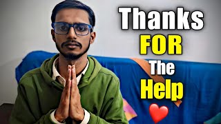 Thanks for the HELP ♥️🙏