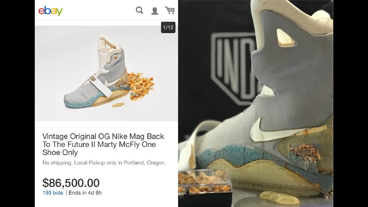 $90K OG Nike Mag Ebay Auction with 