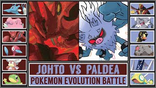 JOHTO vs PALDEA | Classic Evolution Pokémon Battle