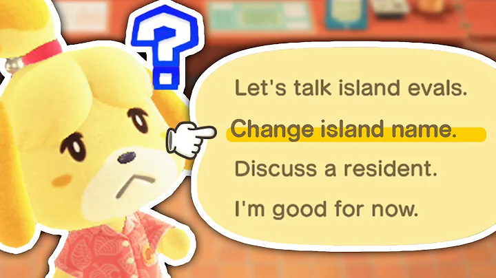 How to Change Your Island Name in Animal Crossing New Horizons