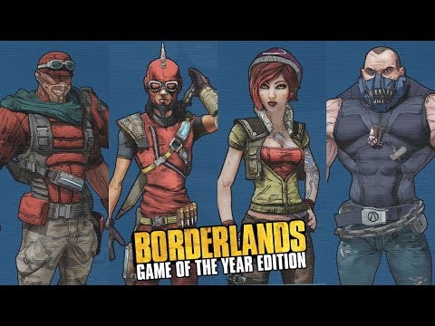 Borderlands Goty Starter Head Skins For Mordecai Lilith Roland And Brick Xbox One X Youtube