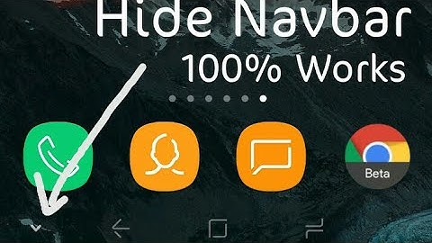 Hide Navbar on huawei devices or any android devices 100% Works
