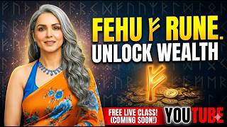 Unlock Your Wealth: Ancient Runic Magic ᚠ FEHU Rune Explained (FREE LIVE CLASS Intro!)