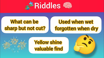 Can you answer these hard riddles 🧩| riddle challenge 🧠 | test your brain | hard riddles quiz 