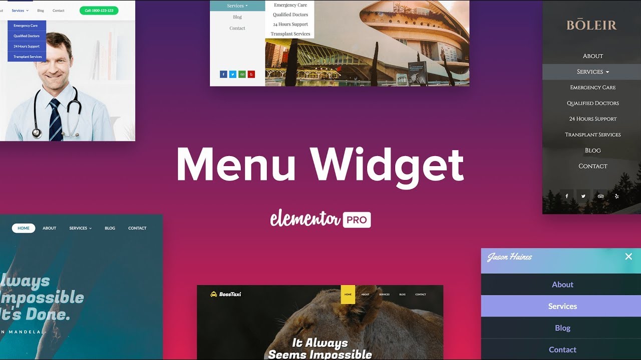 Với Elementor Nav Menu và WordPress Menu Builder, các bạn sẽ dễ dàng tạo ra các menu đẹp mắt, thu hút khách hàng truy cập trang web của bạn. Hãy truy cập ảnh liên quan để khám phá tính năng tối ưu hóa này! 