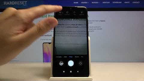 How to Use Camera Mirror Effect in XIAOMI Redmi 8A - Turn Mirror On / Off