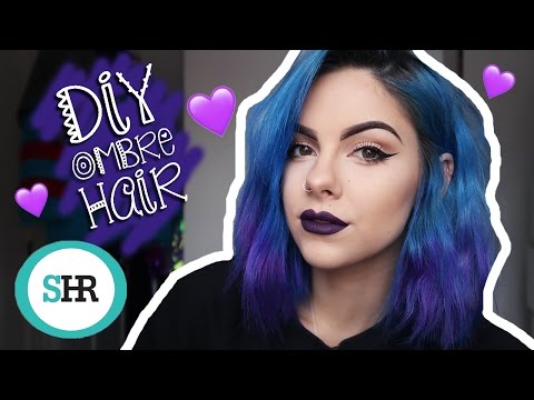how-to:-diy-ombre-hair-in-blue-&-purple!