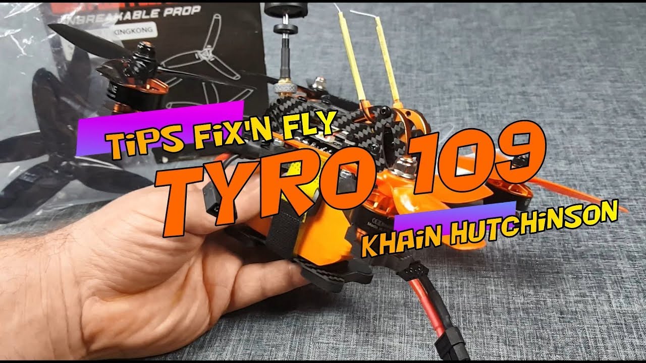 quadcopter dynamics Tyro 109 , connection de la cam , trucs, astuces et .... PREMIER VOL