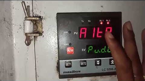 ON/ OFF Temperature Controller Masibus LC5296-H Configuration | controller programming | LC5296AT