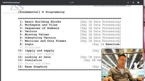 S SB Workshop 1 R Programming 7 Matrices and Data Frames