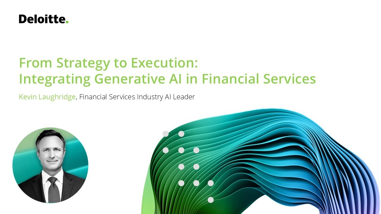 AI Summit NY 2024 | From Strategy to Execution: Integrating Generative AI in Financial Services