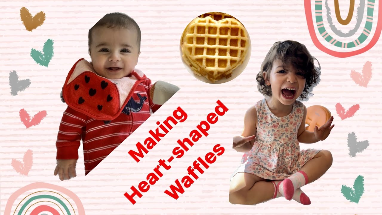 How to make heart shaped waffles (in 7:22 minutes)