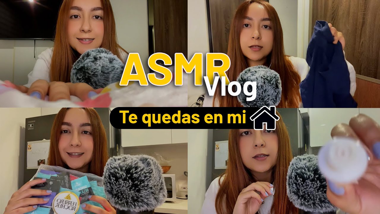 ASMR vlog 📹 Pov te duermes en mi casa | ATENCIÓN PERSONAL✨