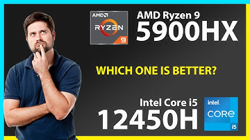 AMD Ryzen 9 5900HX vs INTEL Core i5 12450H Technical Comparison