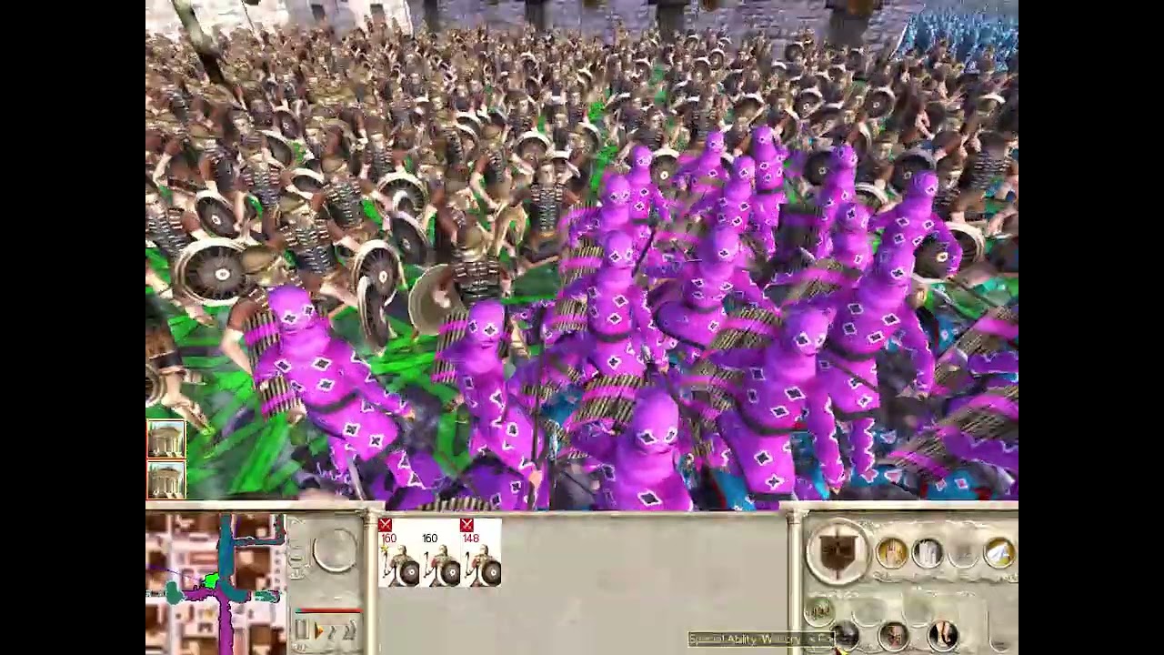 Rome  Total War but can 3 sickle-men hold against 60 eastern spearmen part 1