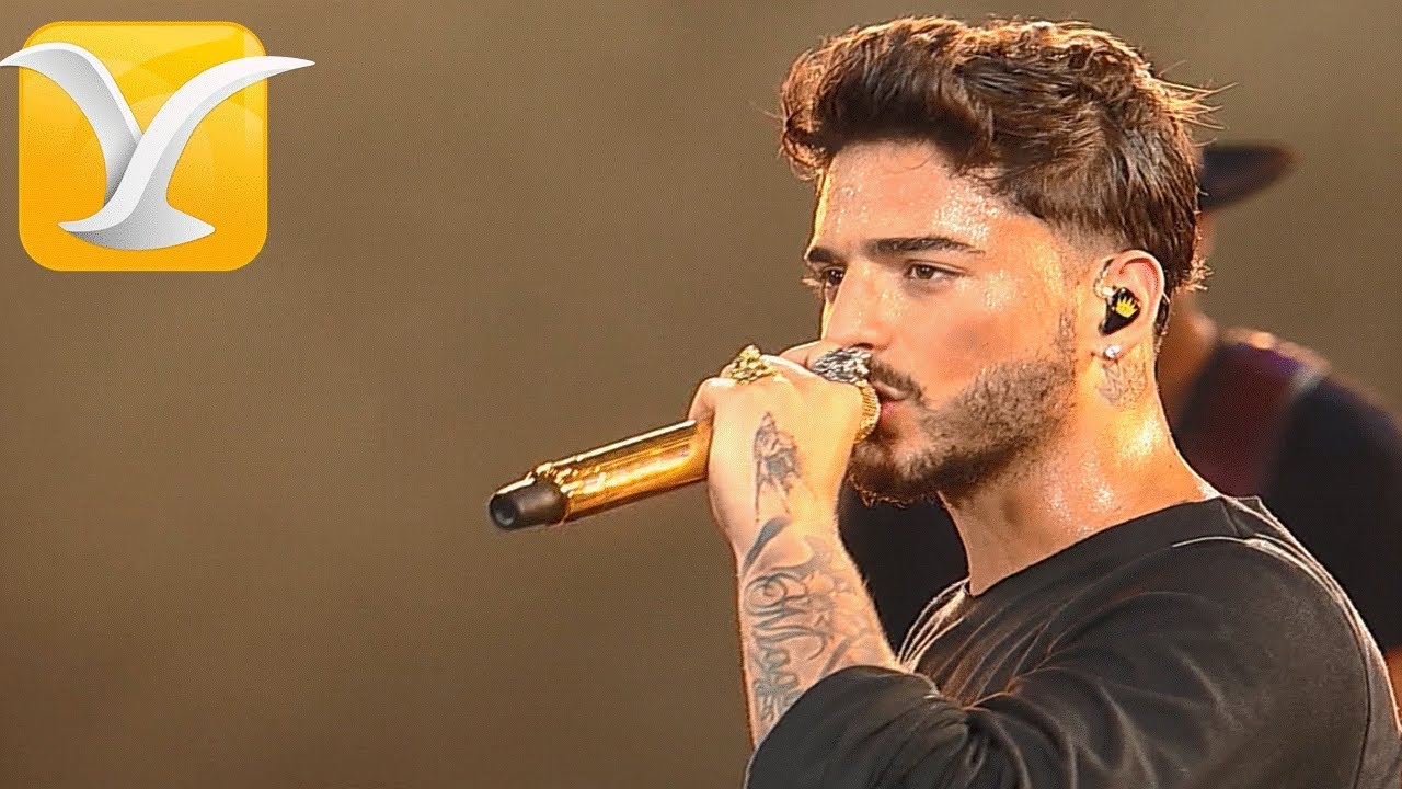 Mira Maluma - Manos de lado a lado - Festival de Viña del Mar 2017 HD 1080p en YouTube Mira Maluma - Manos de lado a lado - Festival de Viña del Mar 2017 HD 1080p en YouTube