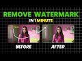 How to remove watermark from for free no blur