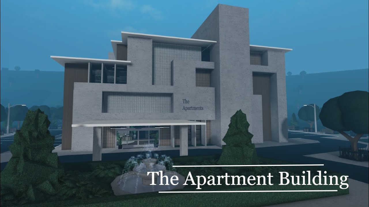 The Apartment Building Roblox Bloxburg Speedbuild 2 016m 