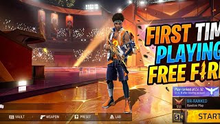 FIRST TIME FREE FIRE 🎮|| THE HARSH VLOG