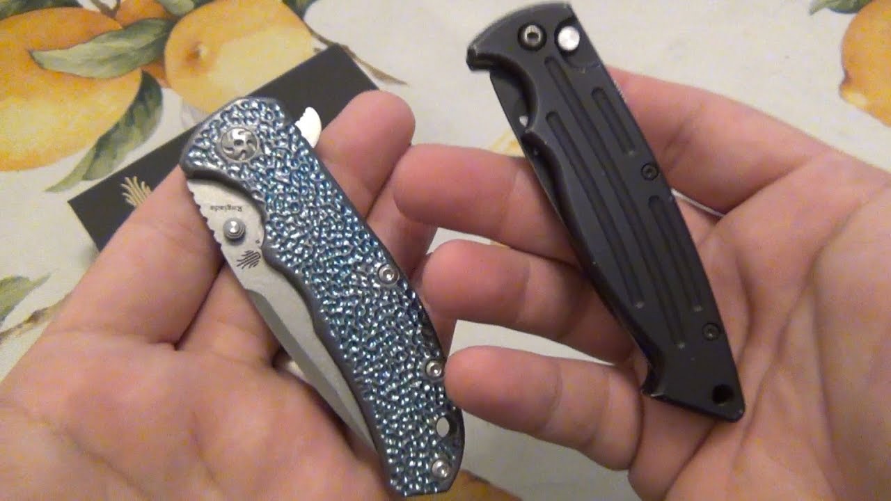 KNIFE TRADE : Discontinued Kizer & Discontinued Benchmade Auto...