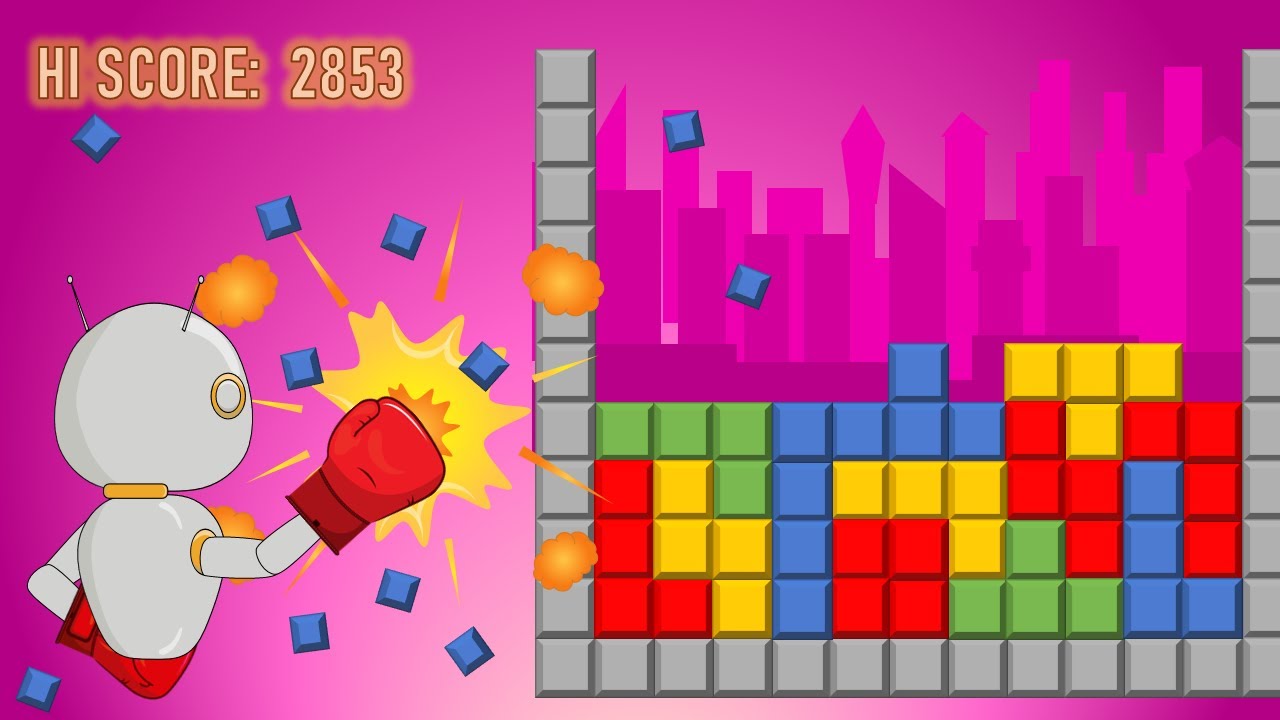 Knockout Tetris Kapow ! ! Boxing Puzzle Blocks YouTube