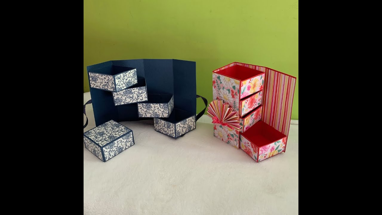 Tuto boîte bijoux escalier   😗😗😗