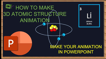 How to do 3D Animation of Atomic Structure in PowerPoint?