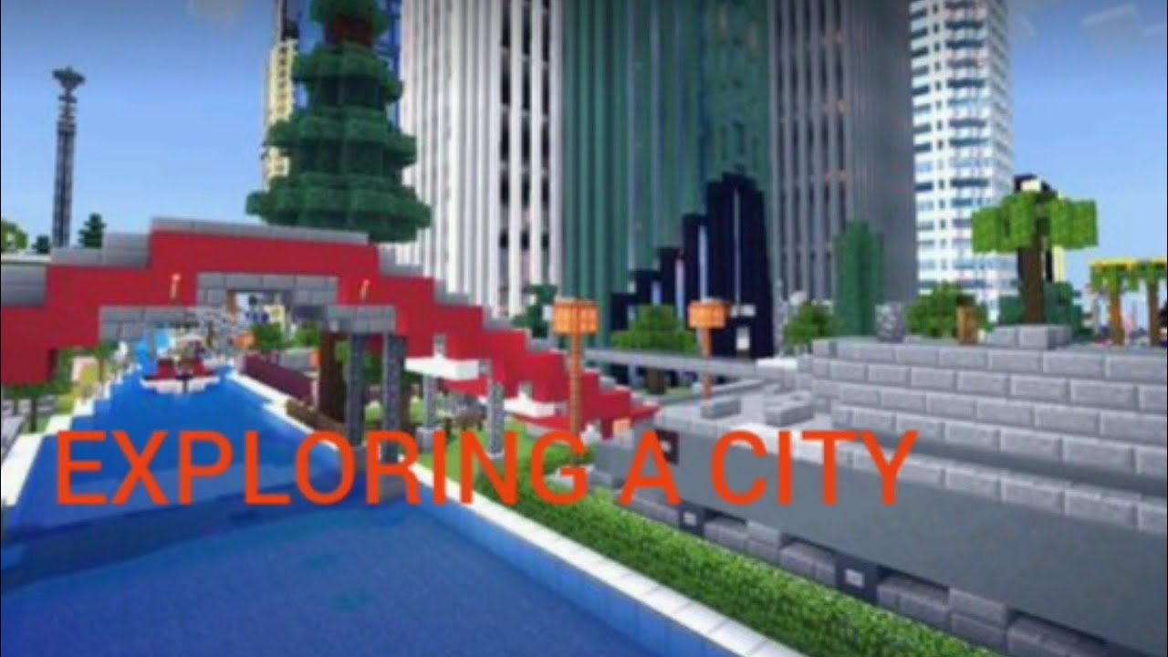 Tour Of My New City In Minecraft - YouTube