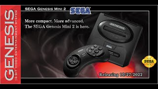 Sega Genesis Mini 2 Gameplay And Menu