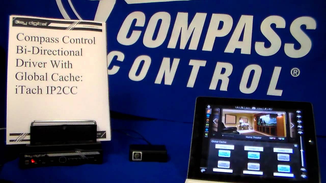 Compass Control® Pro Bi Directional Driver: GlobalCache Demo - YouTube