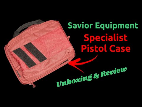Savior Equipment Specialist Pistol Case Red - Unboxing and Review