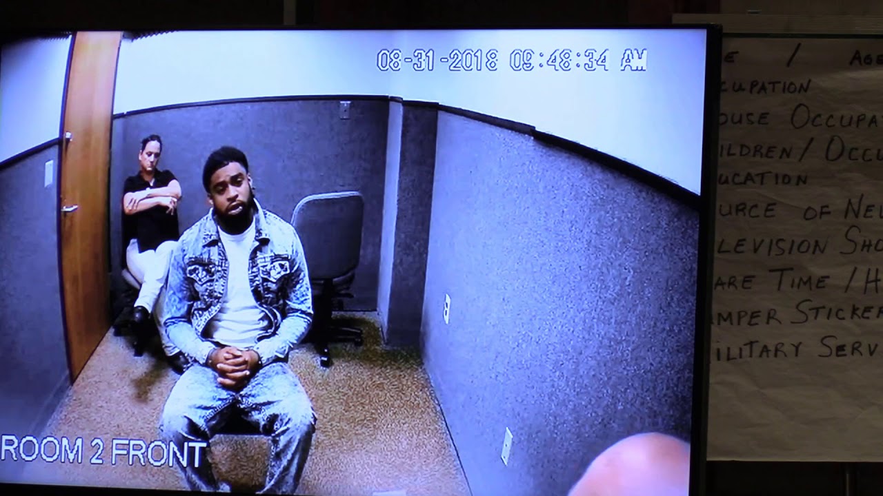 Douglas Lewis - interrogation on 31 Aug 2018