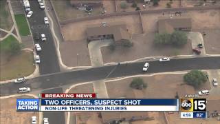 2 officers, suspect shot on Salt River Pima-Maricopa Community
