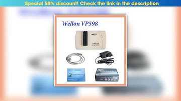 Best Seller Original Wellon VP598 Universal Programmer VP-598 (Upgrade Version of VP390) Wellon Aut