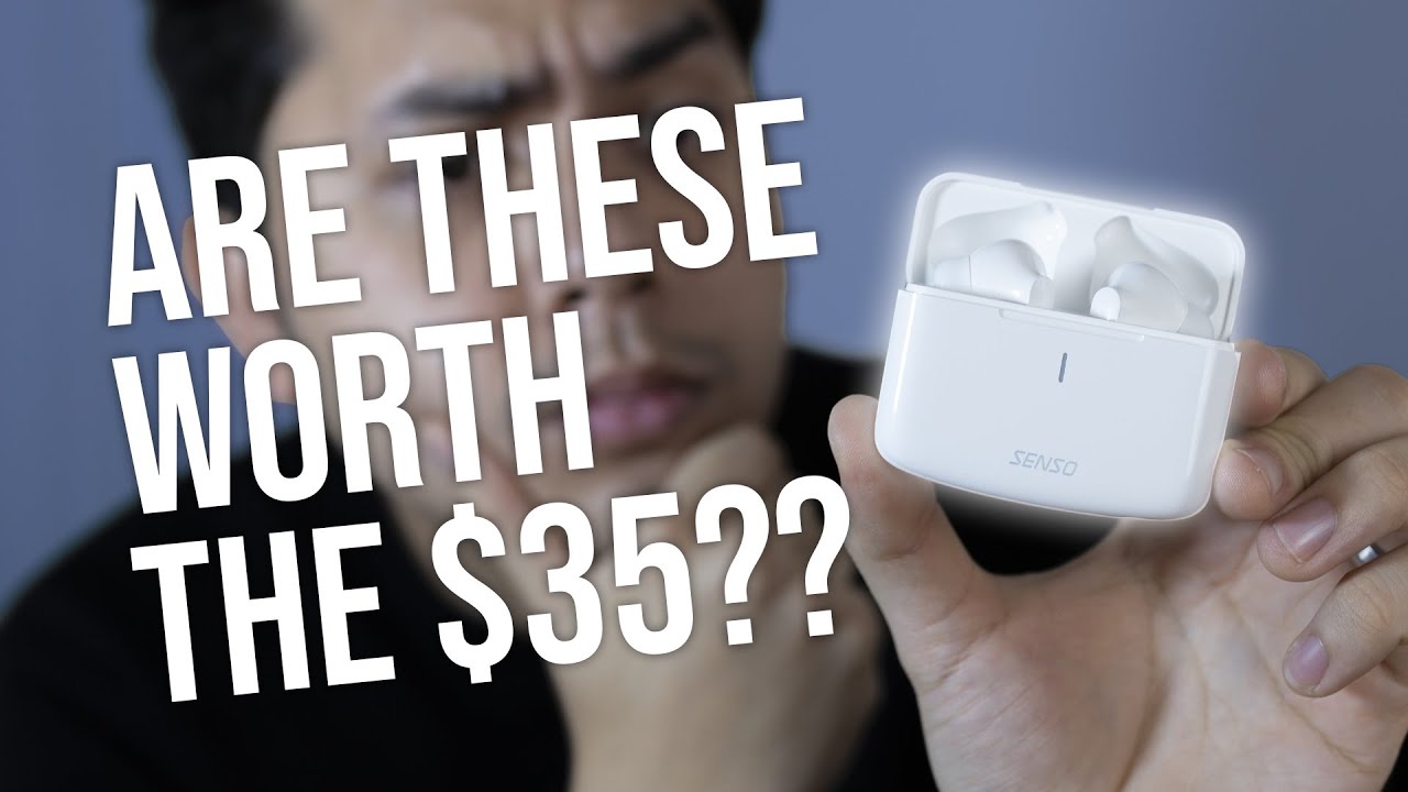35 WIRELESS EARBUDS FROM AMAZON WORTH IT? SENSO PODS PLUS YouTube