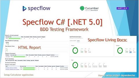 Specflow | BDD Testing Framework | .NET Framework | C#
