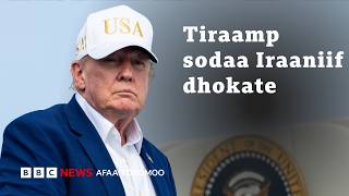 Tiraamp sodaa Iraaniin konkolaataa nyaata deddeebisu keessa dhokachuun xiyyaara jijjiirrachuu amane