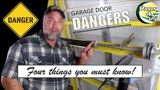 4 Garage Door Dangers Every Diy'er Must Know! Watching This Video Could Keep You Safe!