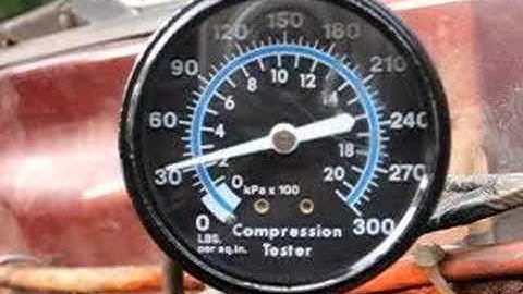 1986 RX-7 Turbo Rear Rotor Compression Test