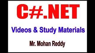 .Net Videos |C#.Net Videos |Session - 25: Multiple Inheritance | by Mohan Reddy