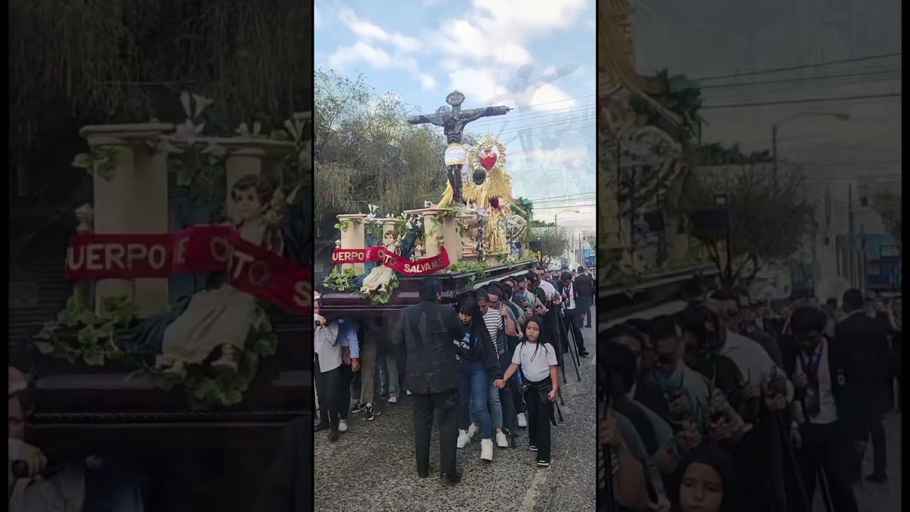 Procesion Del Milagroso Señor De Esquipulas Parroquia Santa Marta Zona 3. 