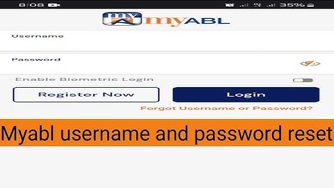 How to Reset myabl password and username in Urdu | Allied Bank app myabl password and username reset