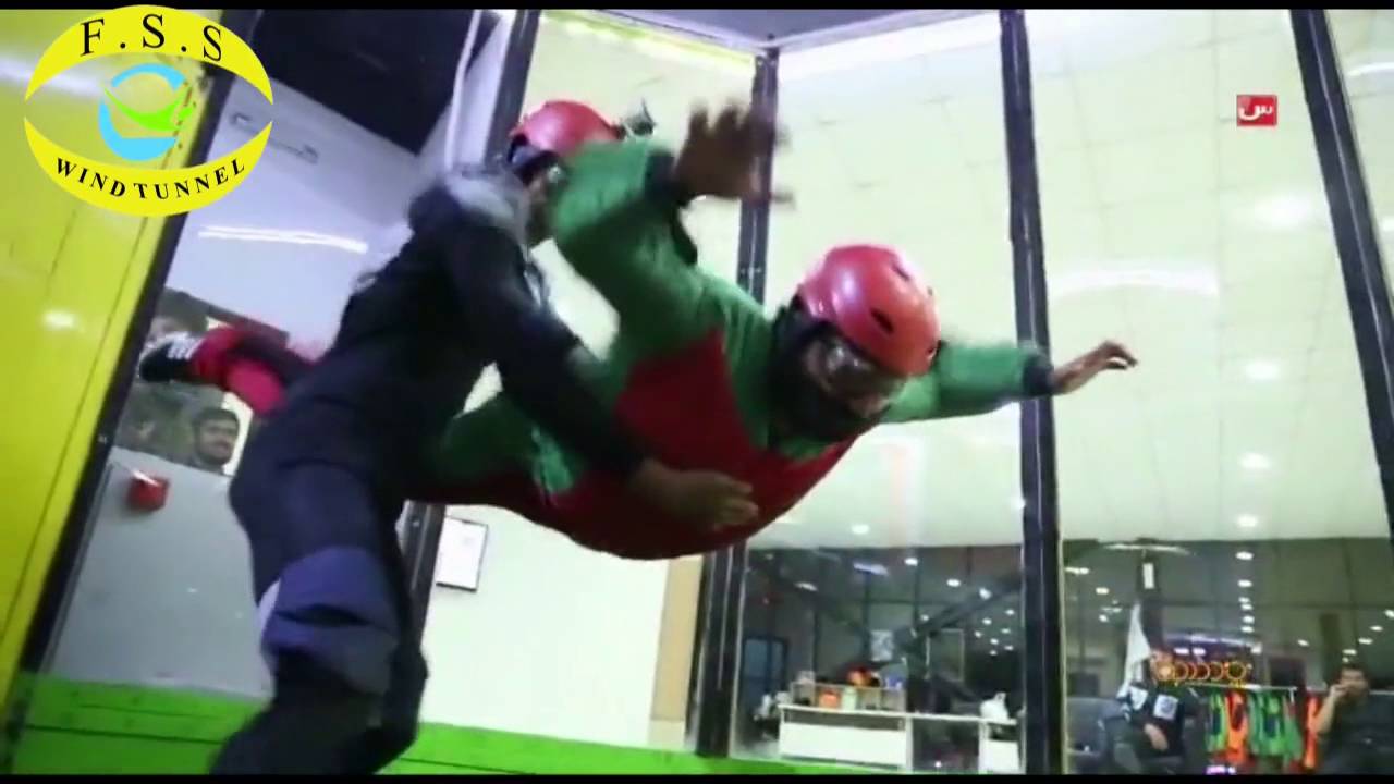 Indoor skydiving without any age, gender or weight limit - YouTube