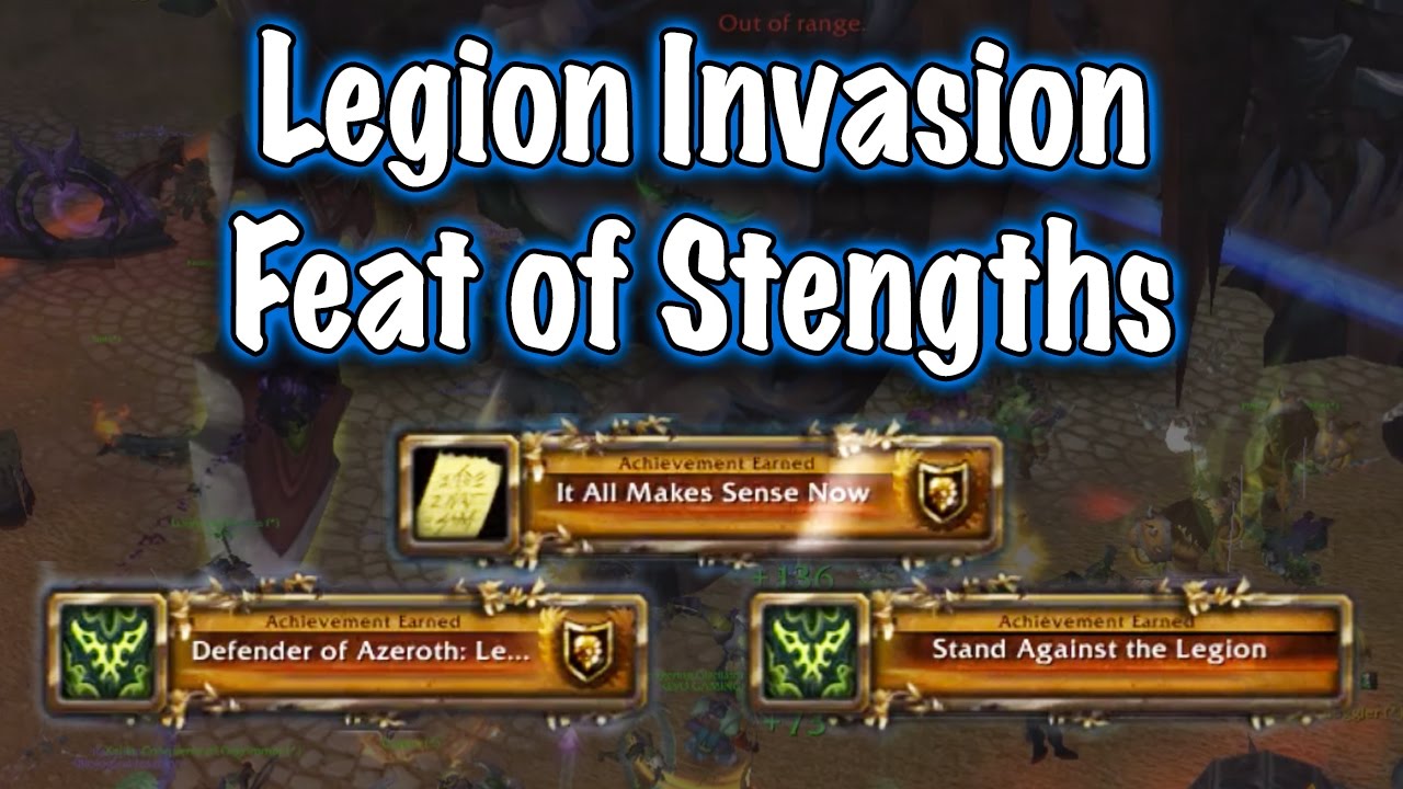 Legion Invasion Event - All Feat of Strength Achievements Guide (Jessiehealz)