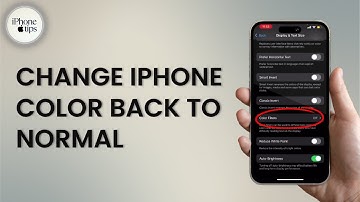 How to Change iPhone Color Back to Normal