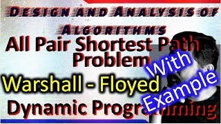 All pair shortest path || Warshall-Floyed || Dynamic Programming || Studies Studio